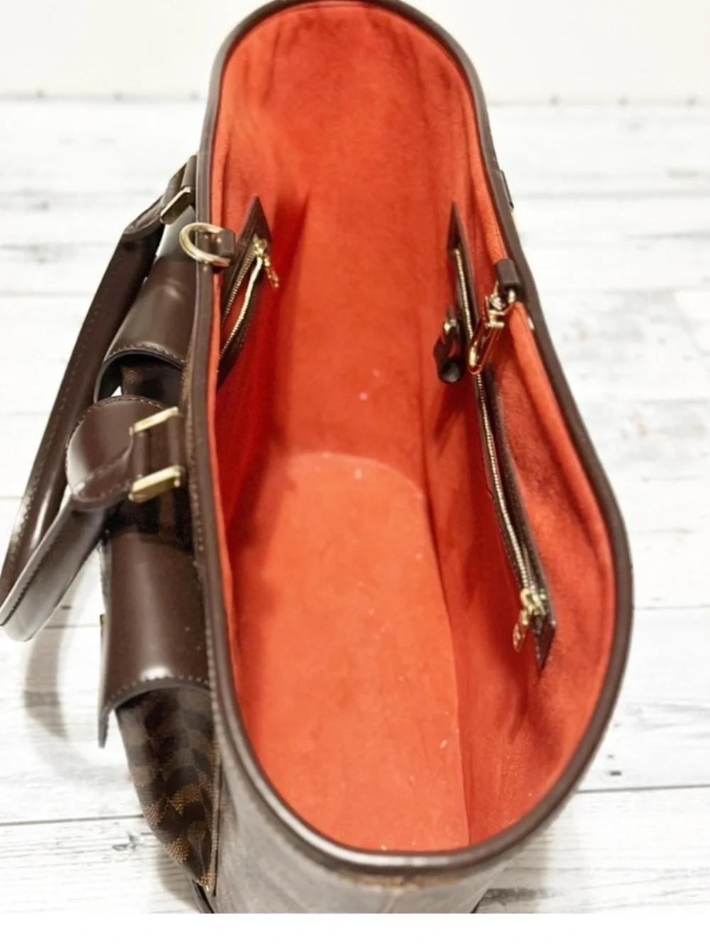 Louis Vuitton Manosque Damier GM Handbag Purse